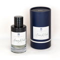 DPU Herren-Eau de Parfum „Aurum Mentis" im eleganten Flakon, 100 ml, präsentiert in einem hochwertigen blauen Etui.